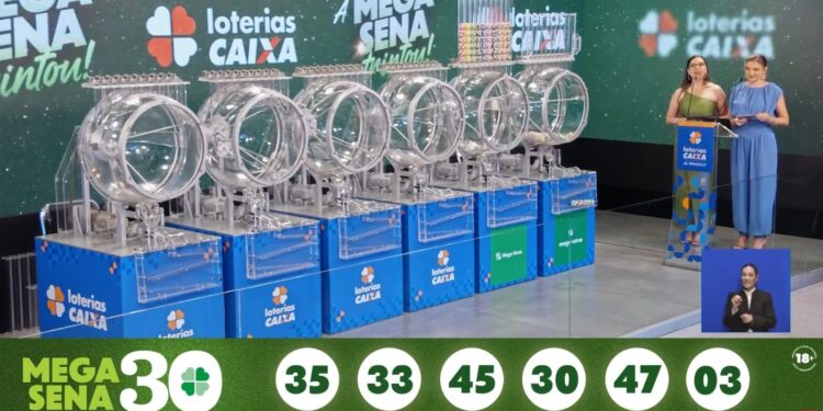 Mega-Sena 30 anos: duas apostas dividem o prêmio de mais de R$ 336 milhões